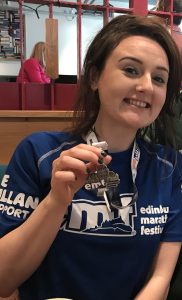 Clare Dolan of the CDP ran the Edinburgh 5k for PREVENT Dementia 